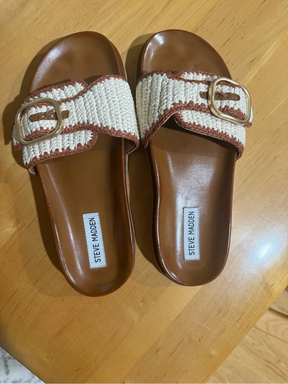 Steve Madden woven rattan