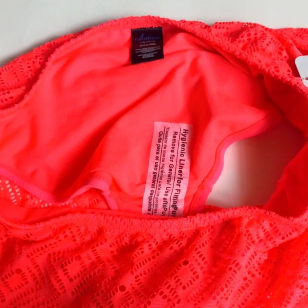 CORAL ORANGE BIKINI BOTTOM