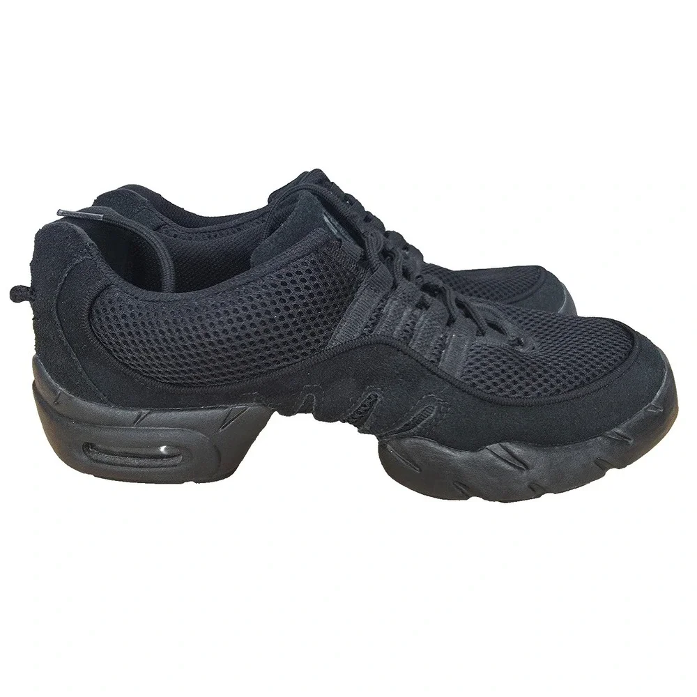 Bloch Boost Mesh Sneakers Womens 12 Black‎ Split Sole Dance Hip Hop Jazz Shoes