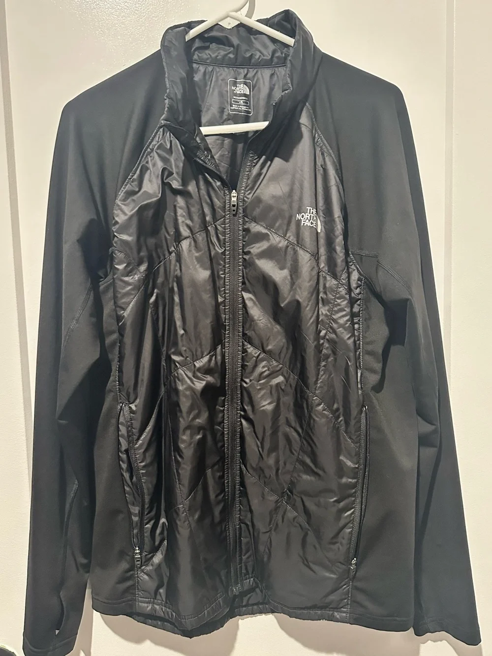 The North Face Black Lightweight Hybrid Jacket