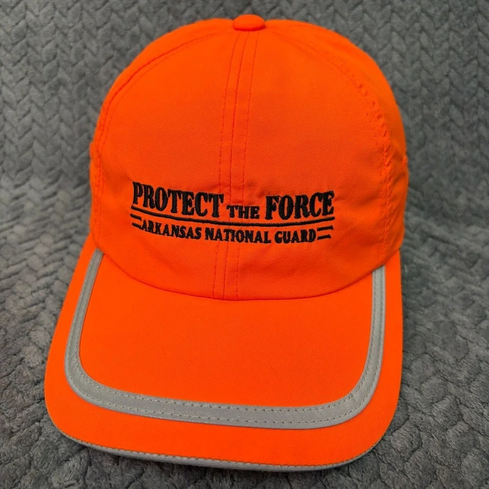Port Authority Arkansas National Guard Protect The Force Orange Reflective Hat