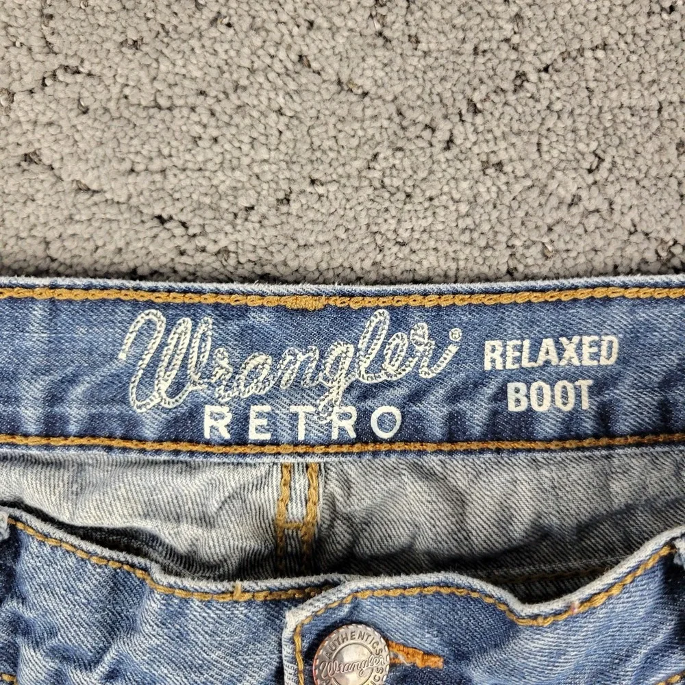 Wrangler stains jeans size