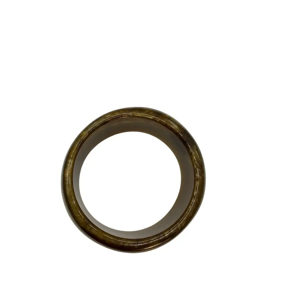 Chunky Gold Tone Bangle Bracelet