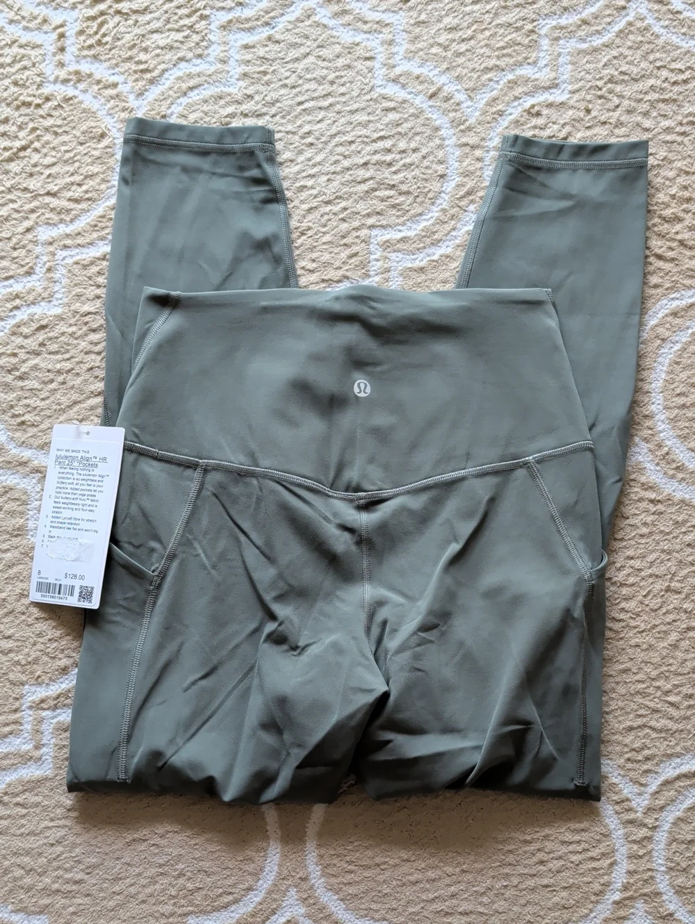 lululemon athletica tags size
