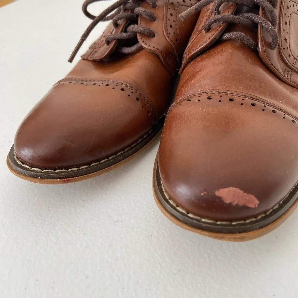 Stacy Adams boy’s Dickinson Oxford‎ lace up shoes — size 1