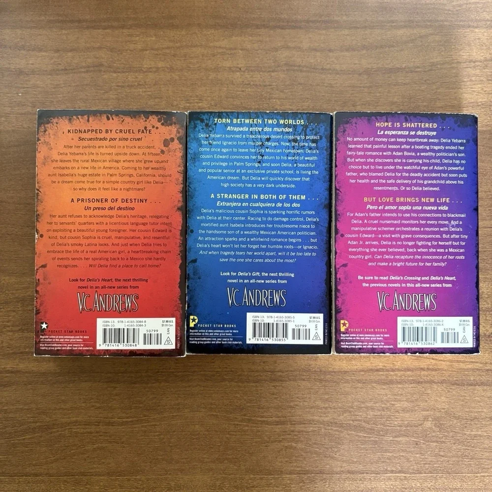 3 x Delia Complete Series‎ 1-3 by VC Andrews Paperback