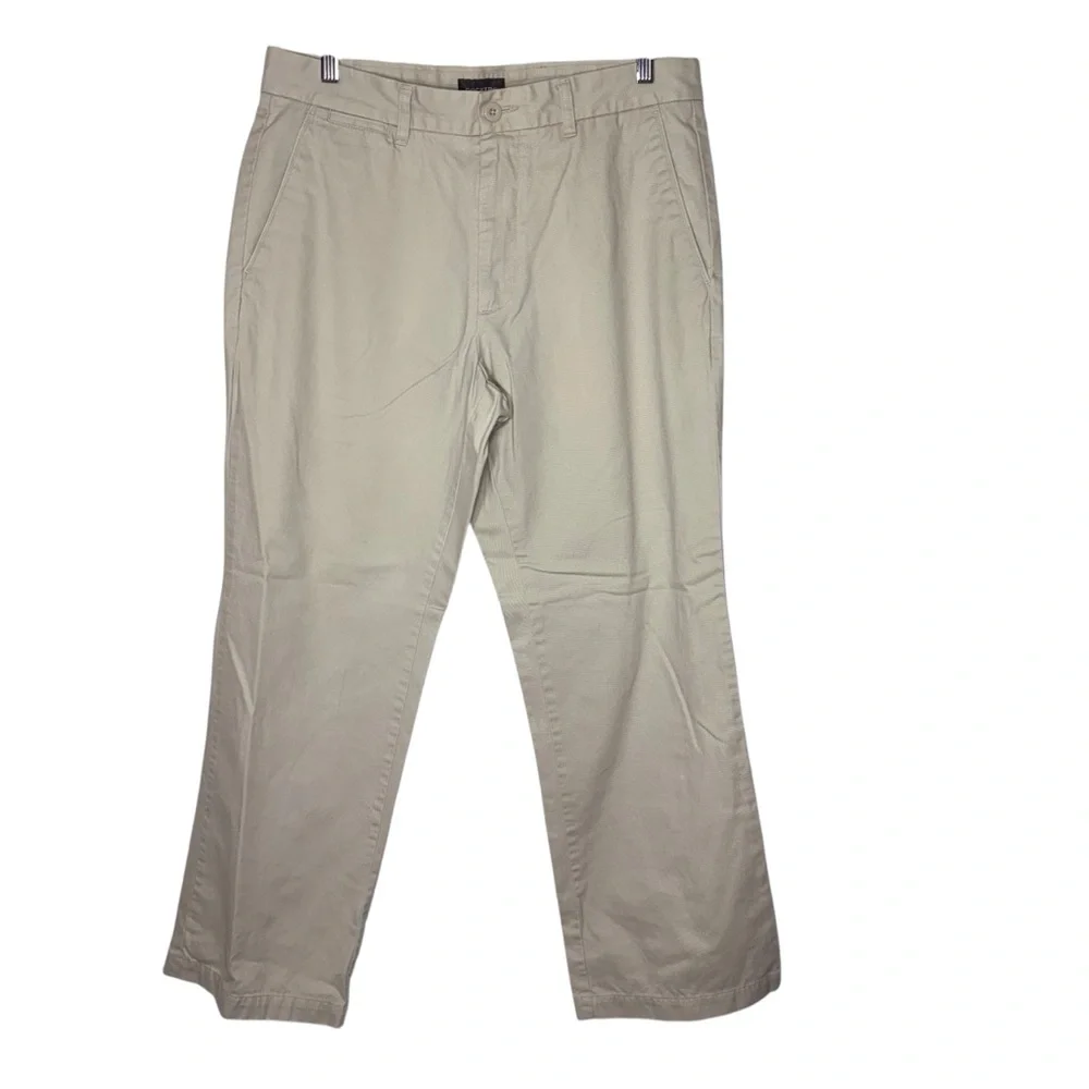 Dockers Mens Khaki‎ Pants Relaxed Fit Casual Cotton Blend Chinos 34x30