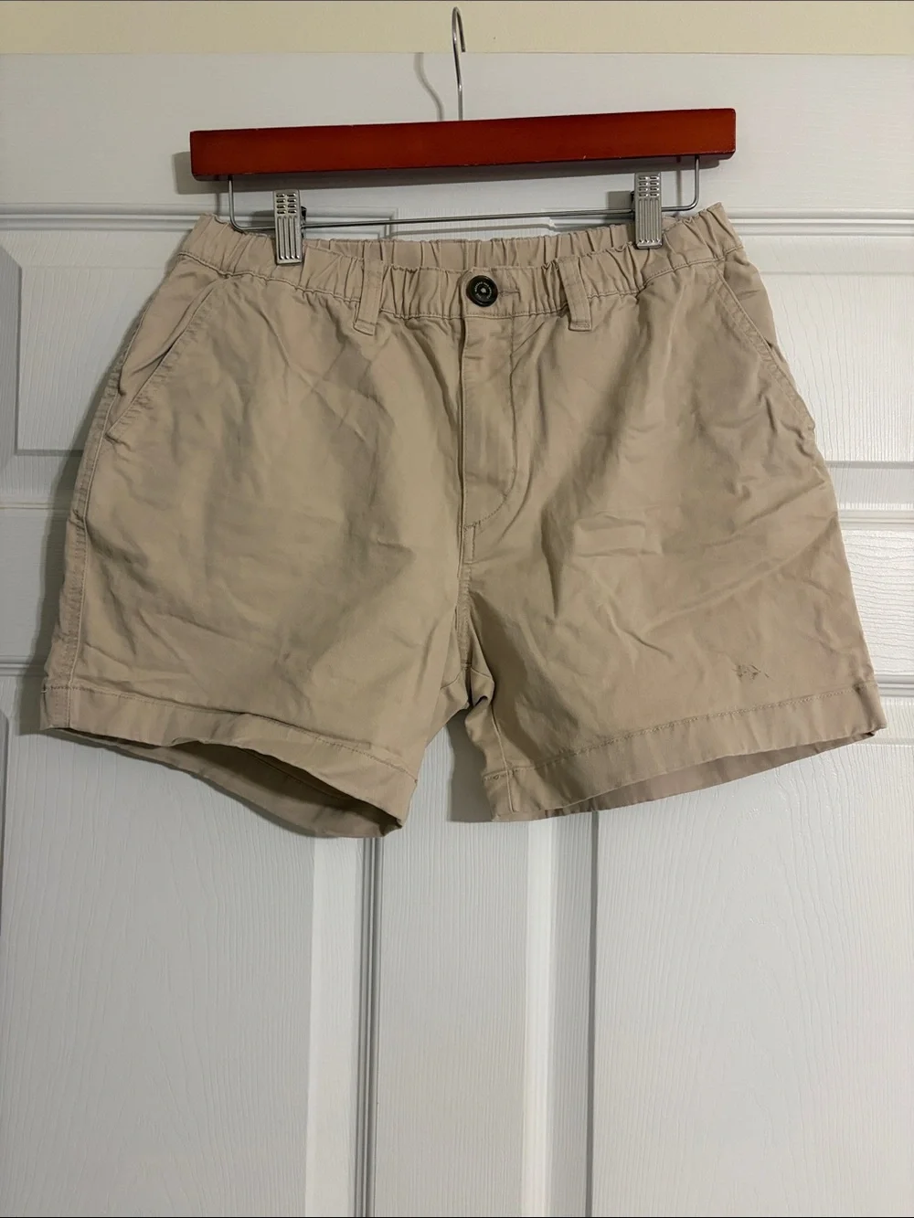 Chubbies Everyday Stretch Khaki Shorts Medium Elastic Waist Casual