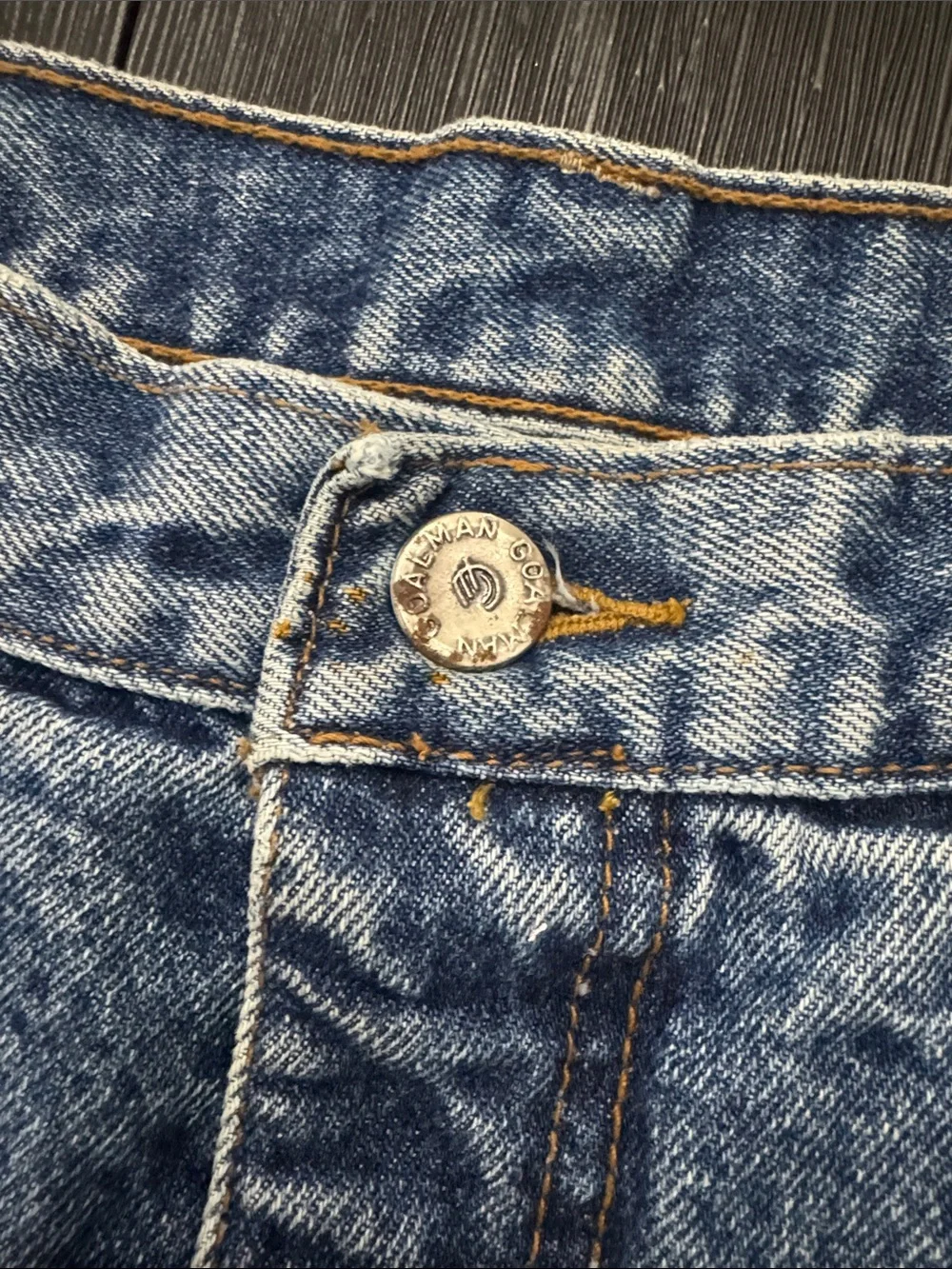 Vintage Levi’s 501 Jeans USA 90s Acid Wash Straight Leg Thrashed W30 Fits W25