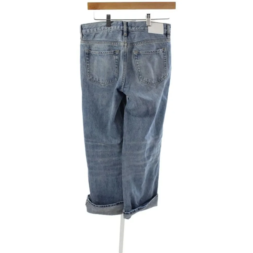 EB Denim blue button
