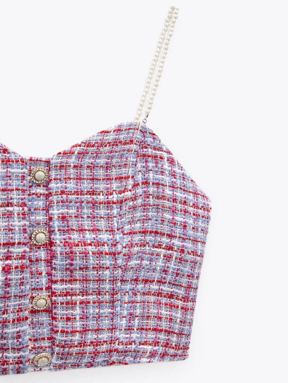 Zara tweed corset