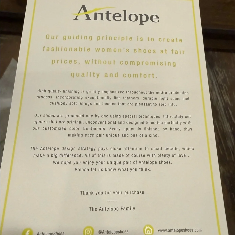 Antelope brand new