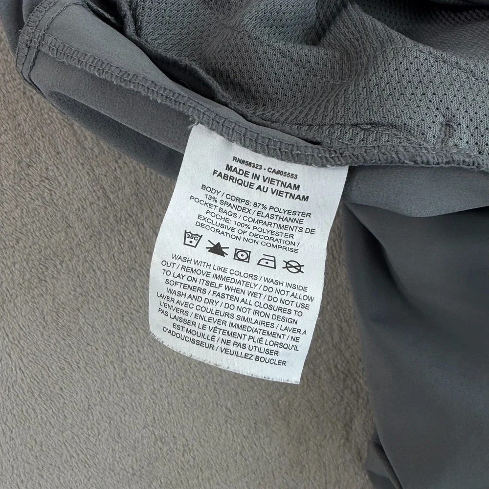Nike Unlimited Versatile Pants Men Large Grey Dri-FIT Zippered Cuffs Performance