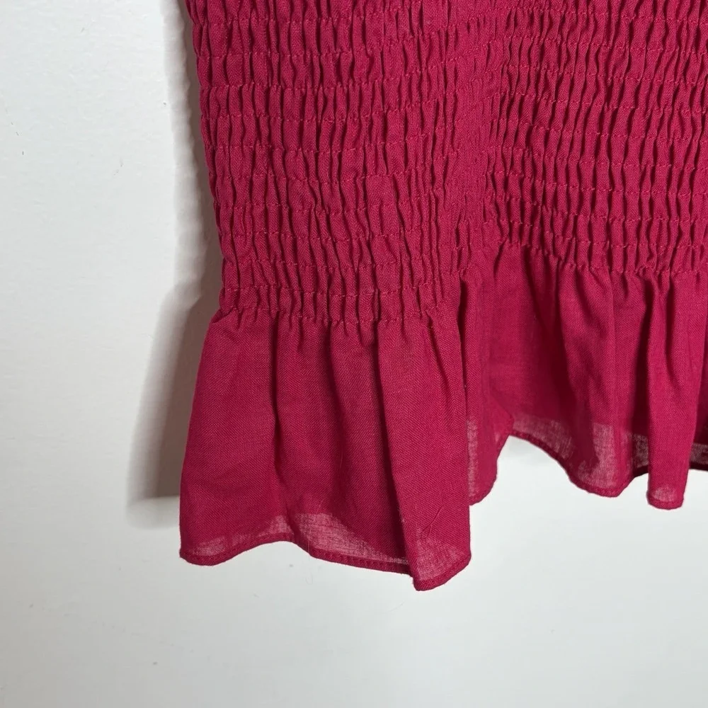 Maeve smocked linen