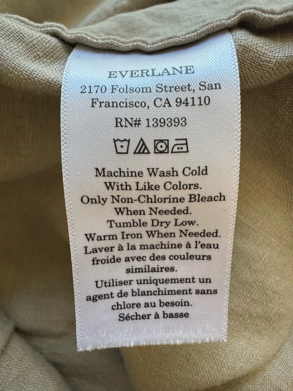 Everlane jumpsuit relaxed