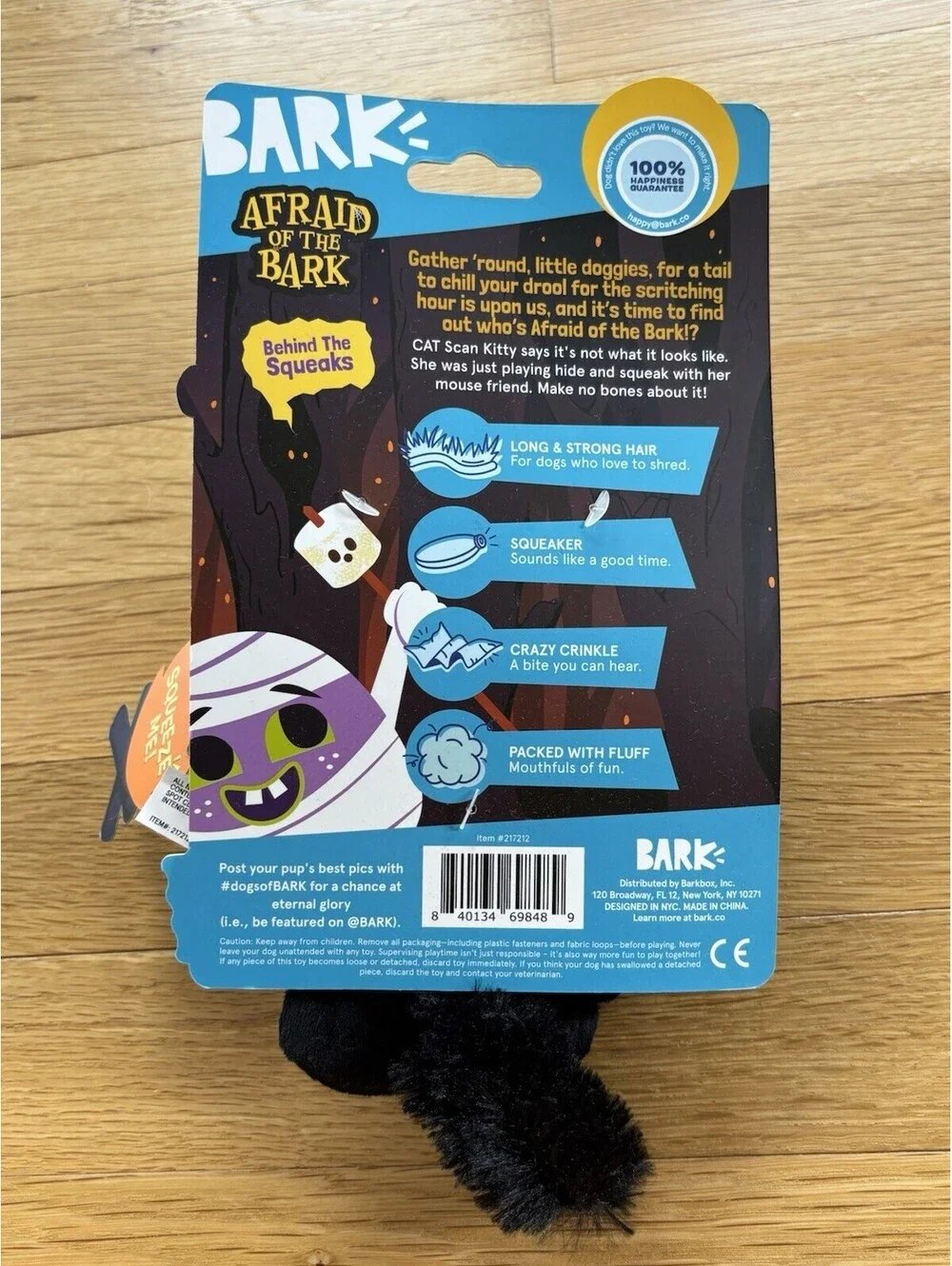 Bark “afraid bark”