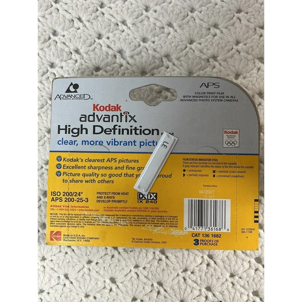 Kodak pack advantix