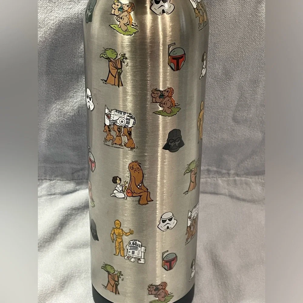NEW Disney Star Wars Galaxy's Edge‎ Darth Vader Head 17oz Steel Water Bottle