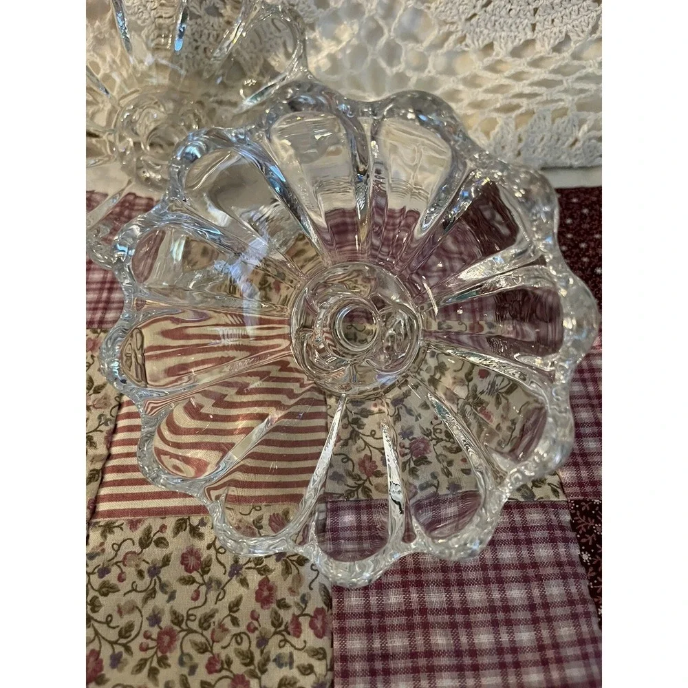 Sconce Glass Candle Holder Part 2 Piece Home Interiors