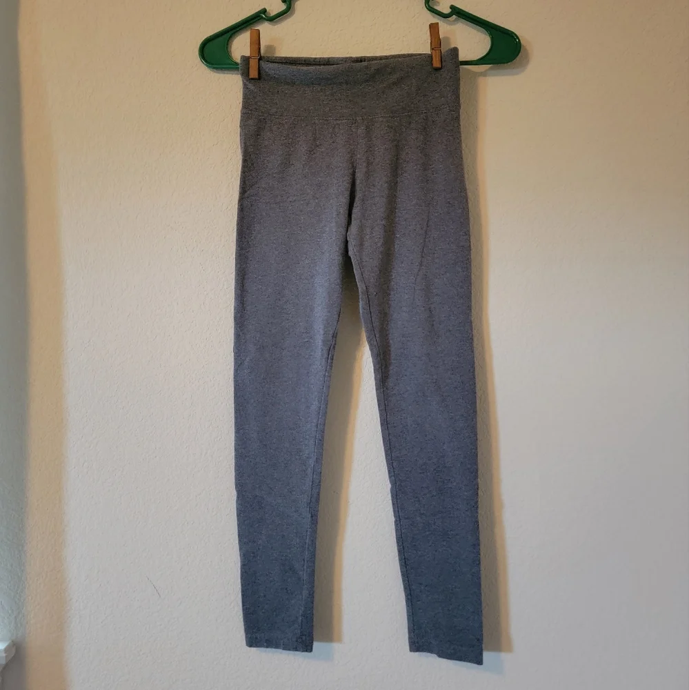 Justice Girl's Gray Leggings, Size 10
