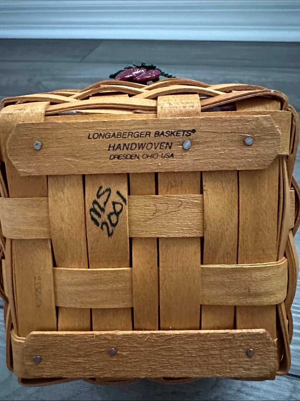 Longaberger woven tote