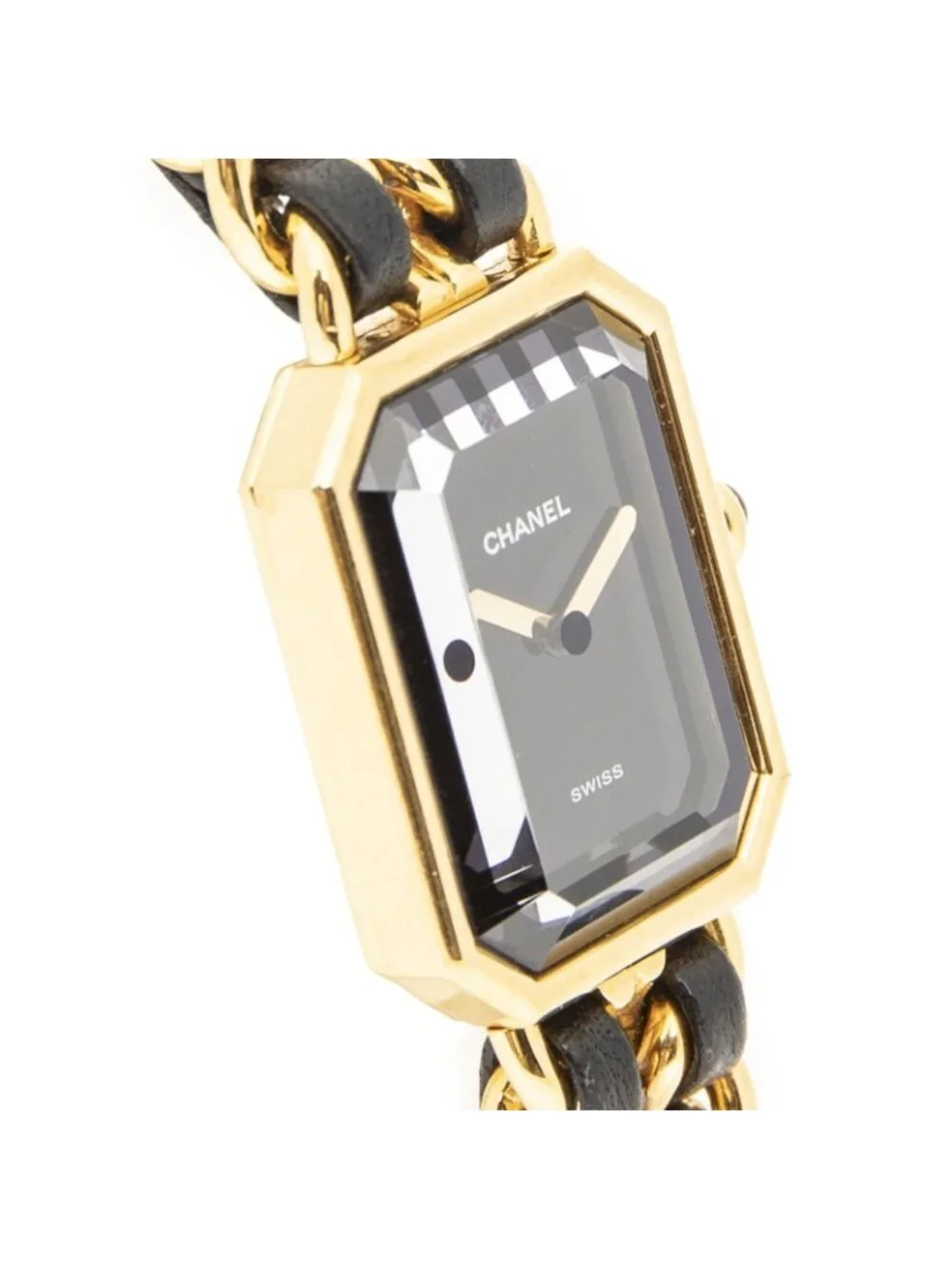 Chanel Premiere Black Gold Plated Shoulder Bag