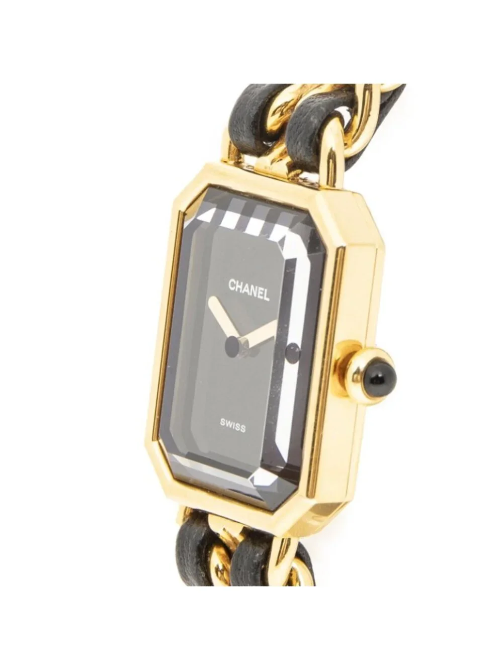 Chanel Premiere Black Gold Plated Shoulder Bag