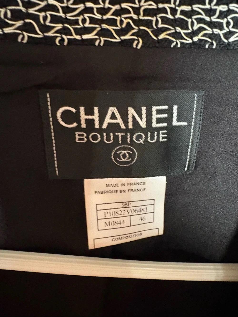 CHANEL classic open