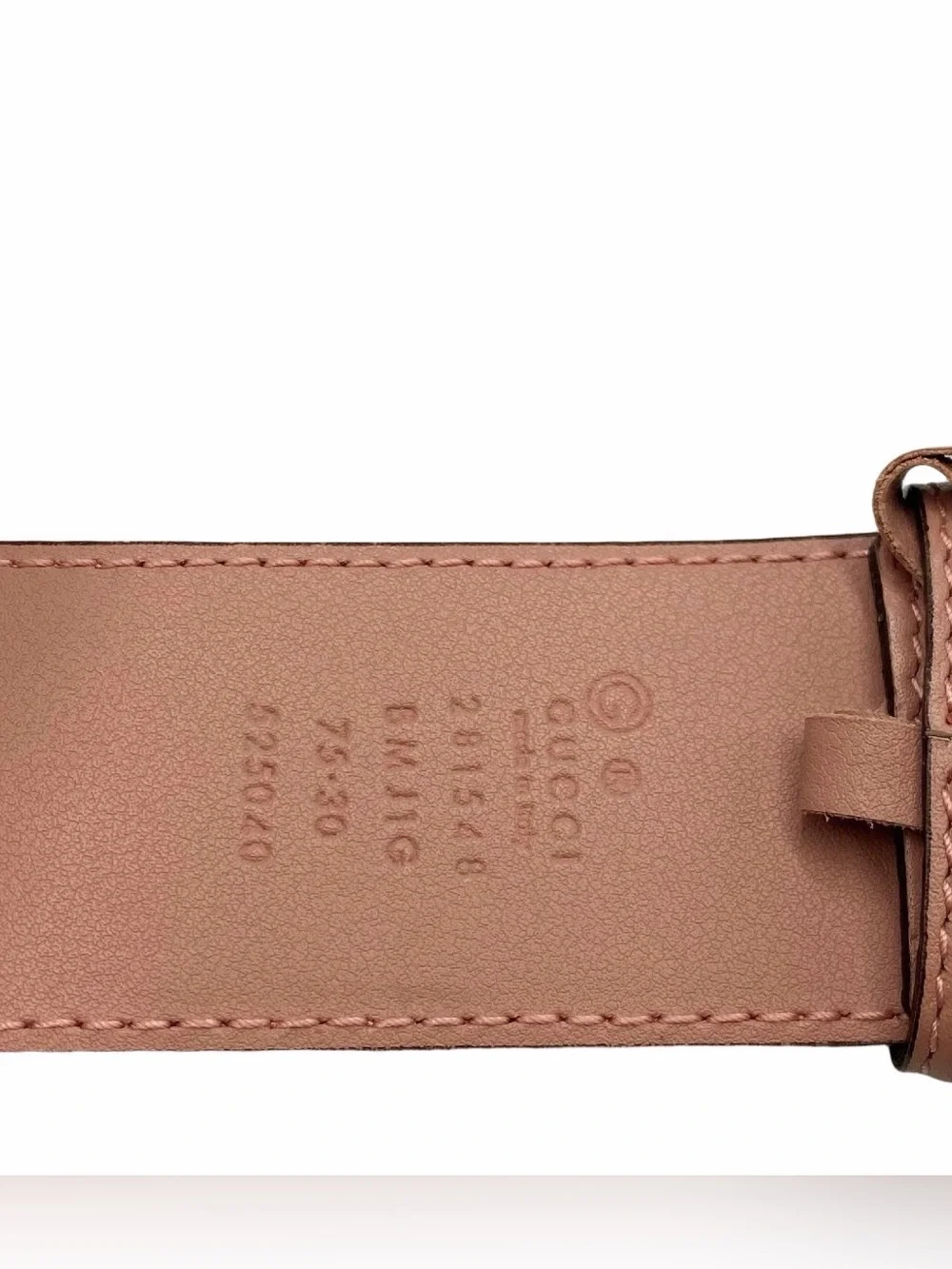 Gucci pink leather