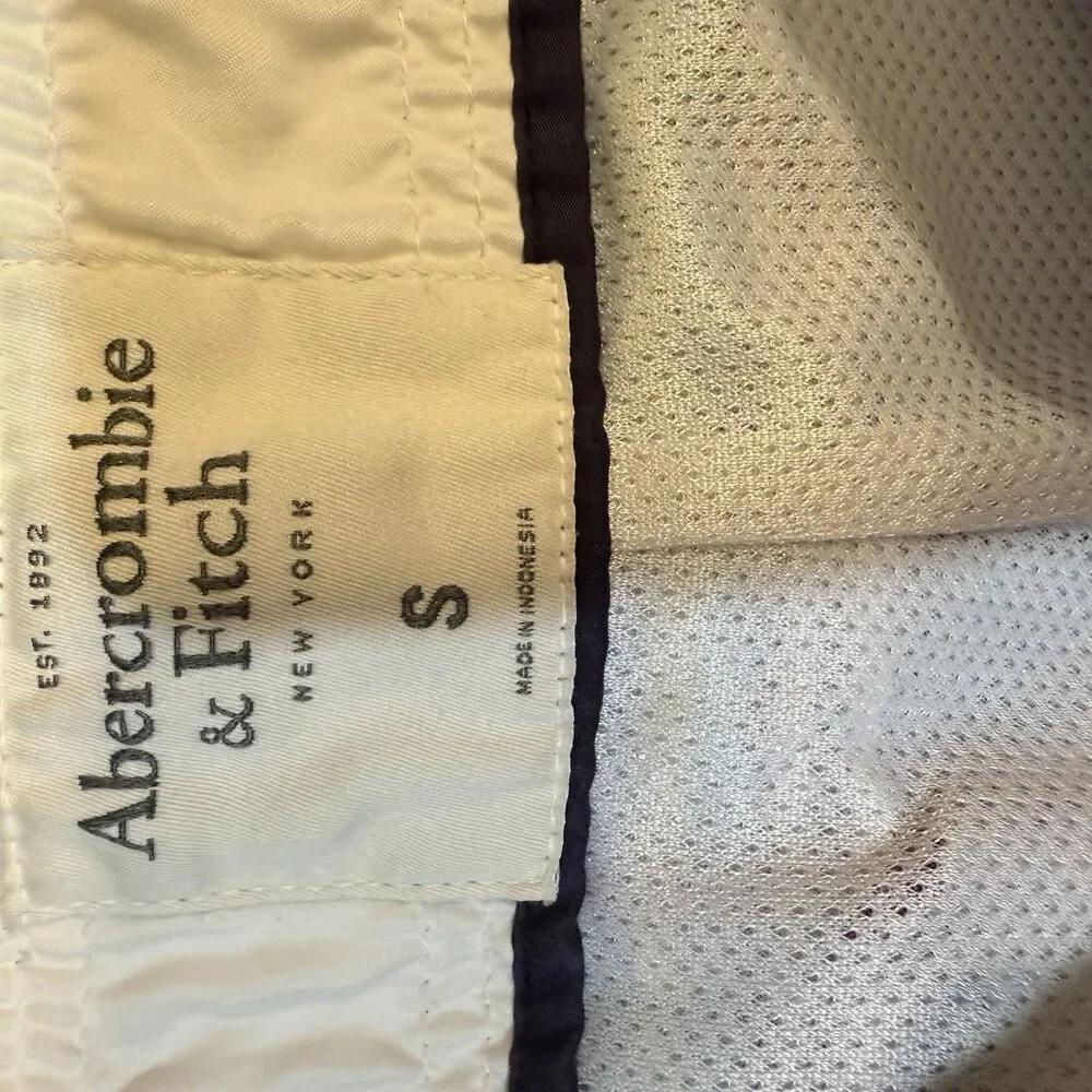 Abercrombie Fitch Swim Trunks Mens Small Board Shorts Lined Swimsuit Adult Y2K