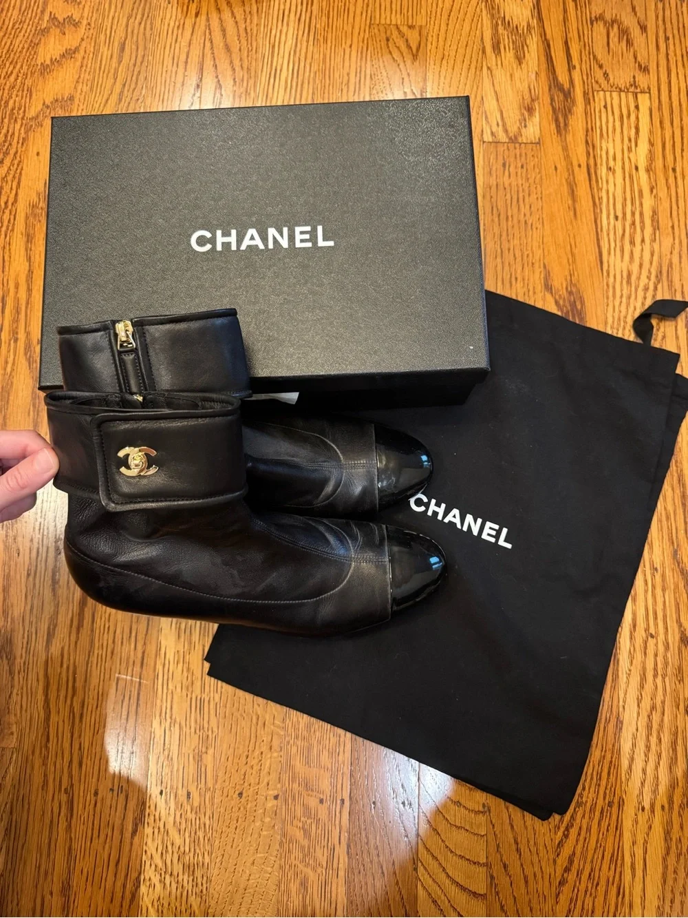 CHANEL authentic black