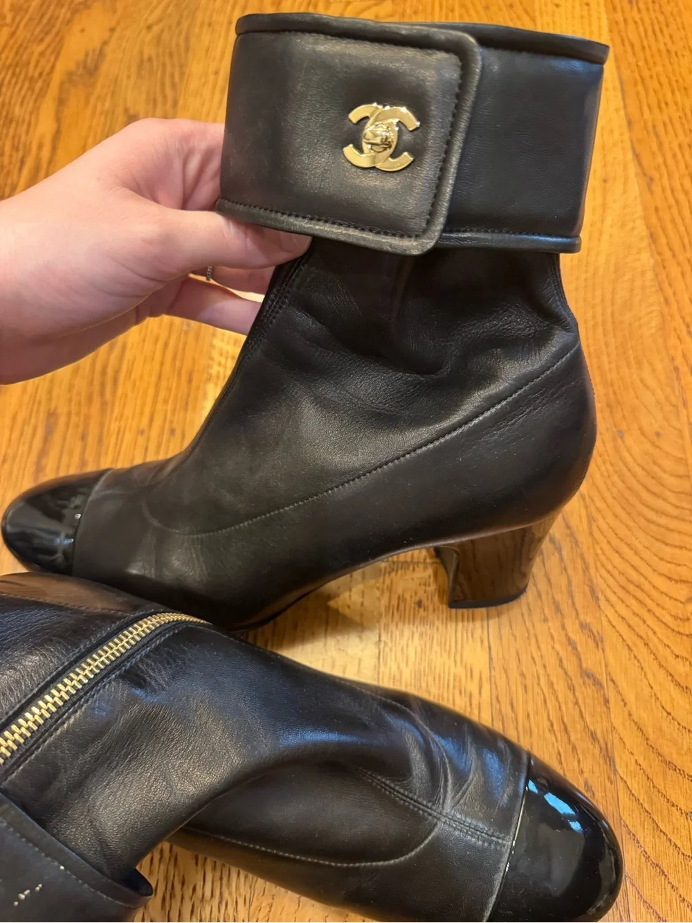CHANEL authentic black