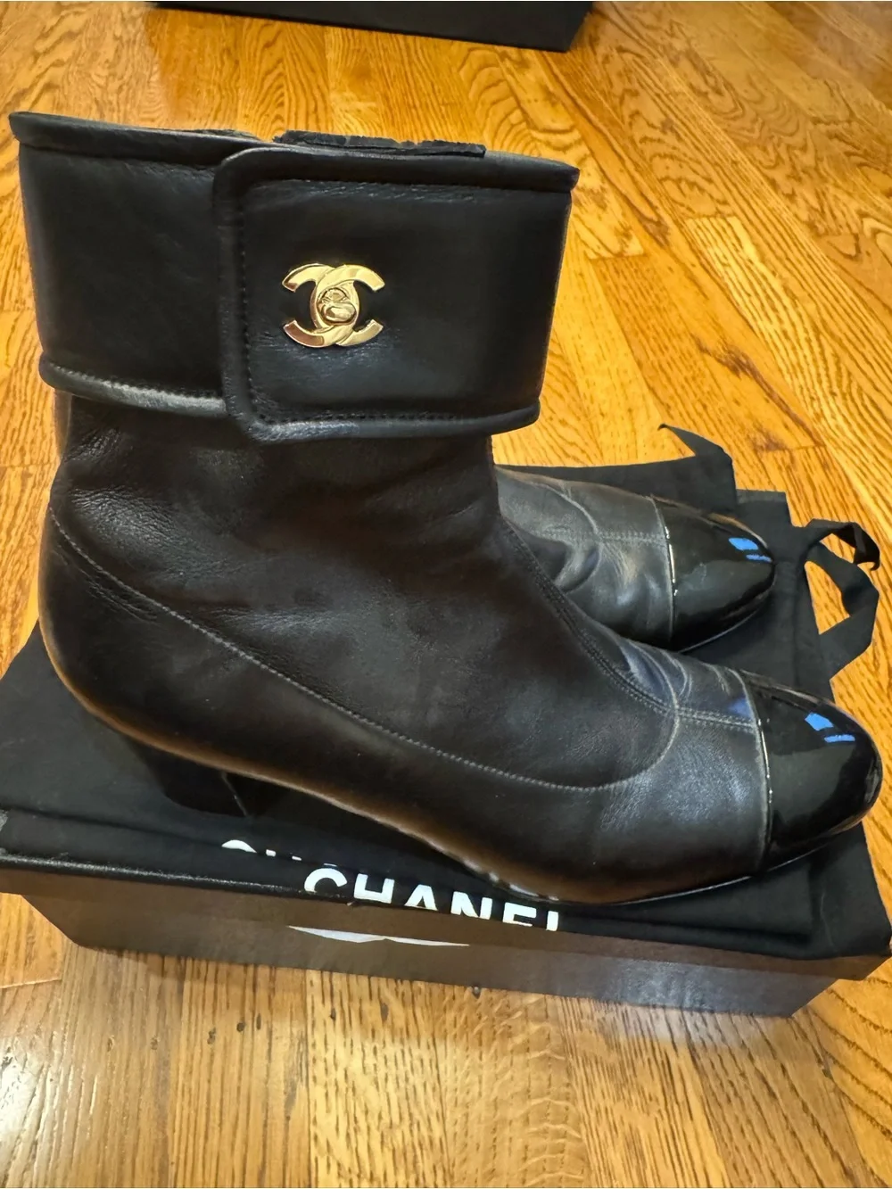 CHANEL authentic black