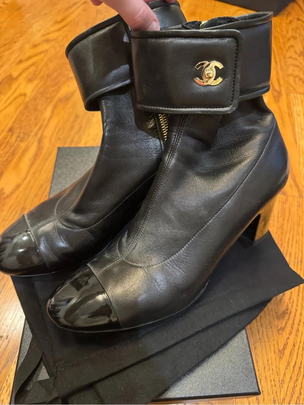 CHANEL authentic black