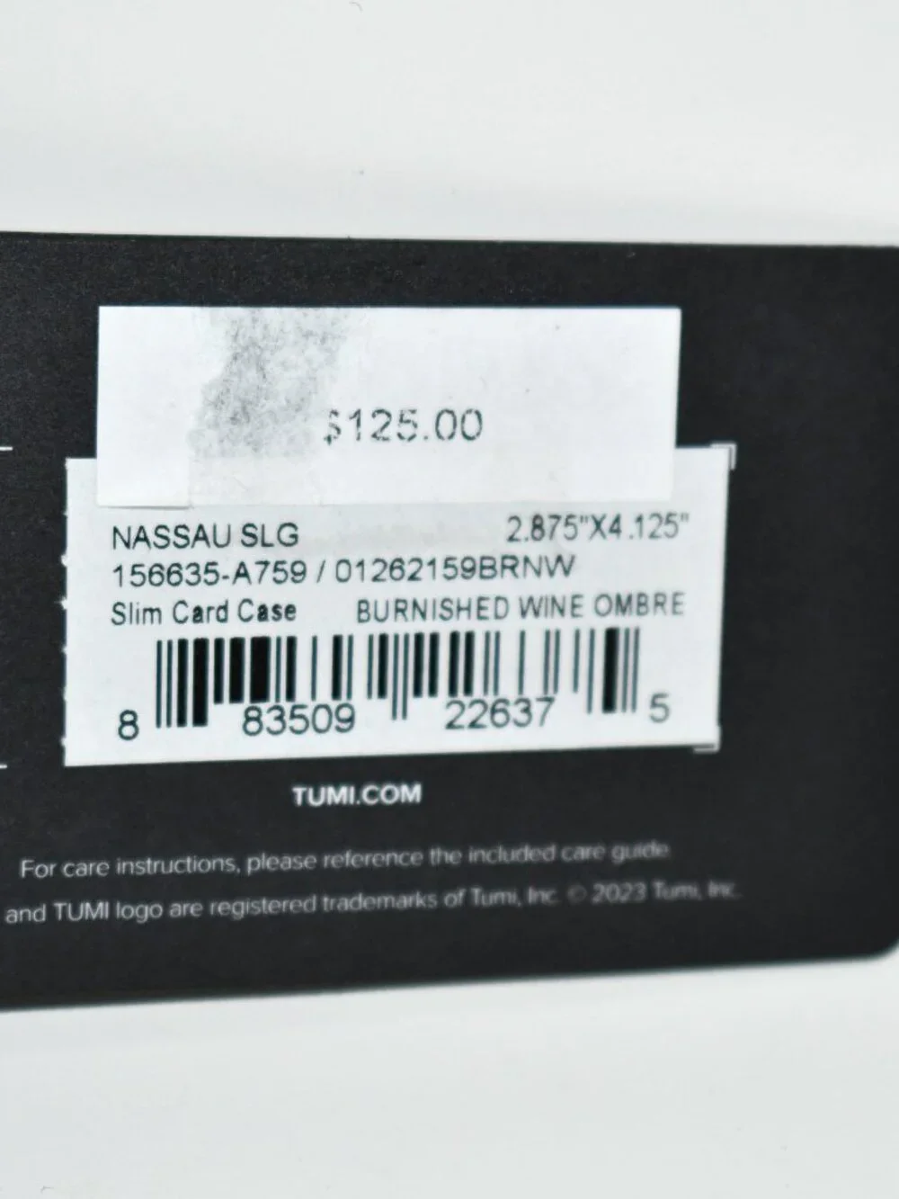 Tumi classic card