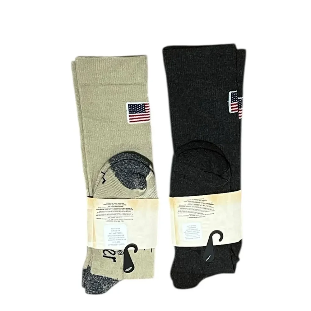 Wrangler Patriotic Boot Socks,‎ 2 Pairs, Size L, NWT