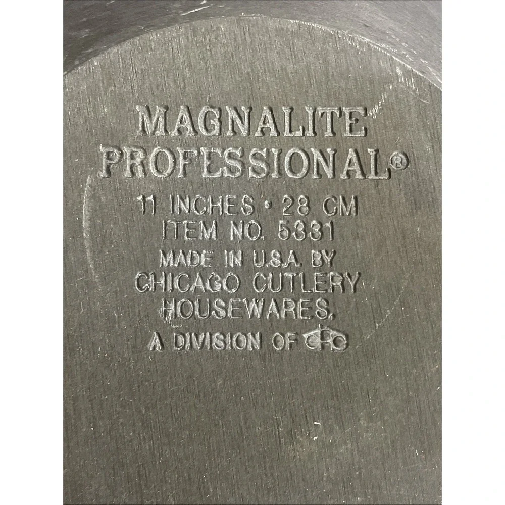 Magnalite GHC Professional 11 Inch Pan GHC Made In USA 28cm No. 5331 Quality Pan