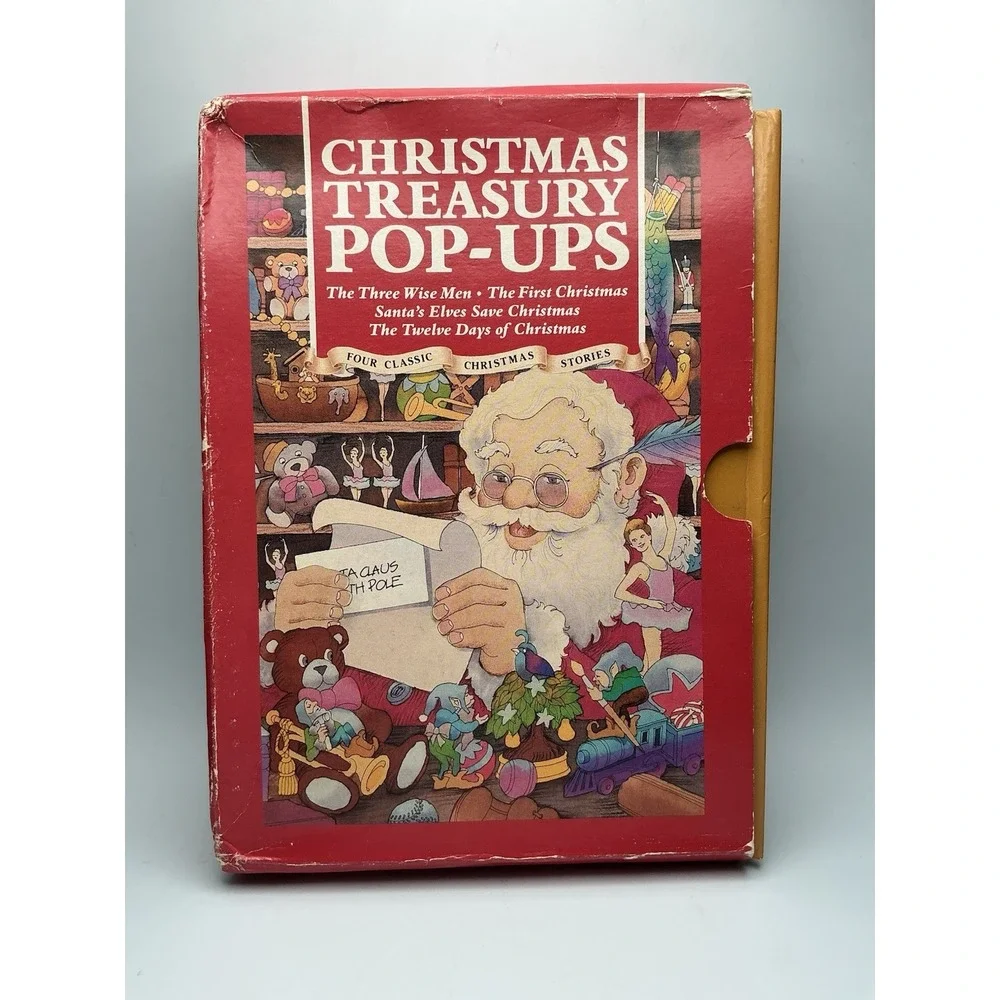 Christmas Treasury‎ Pop-Ups Classic Stories Wise Men etc. Book Set 4