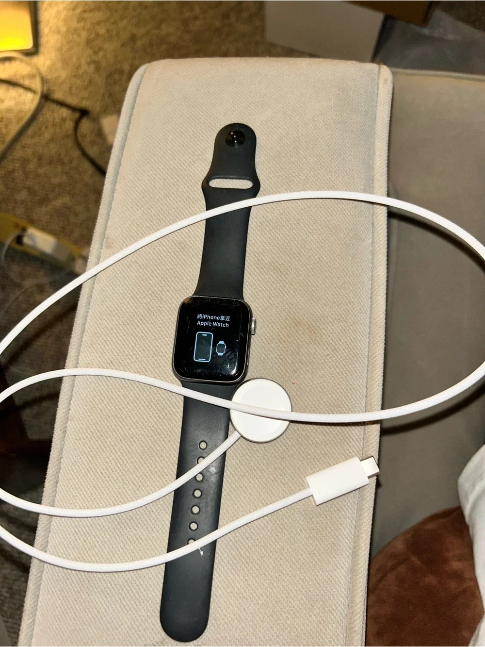 Apple smartwatch featuring