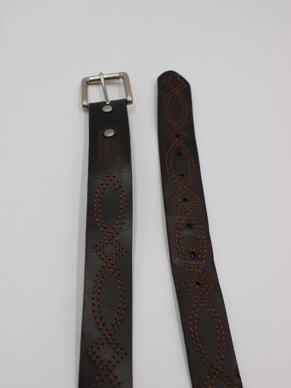 Wrangler brown leather