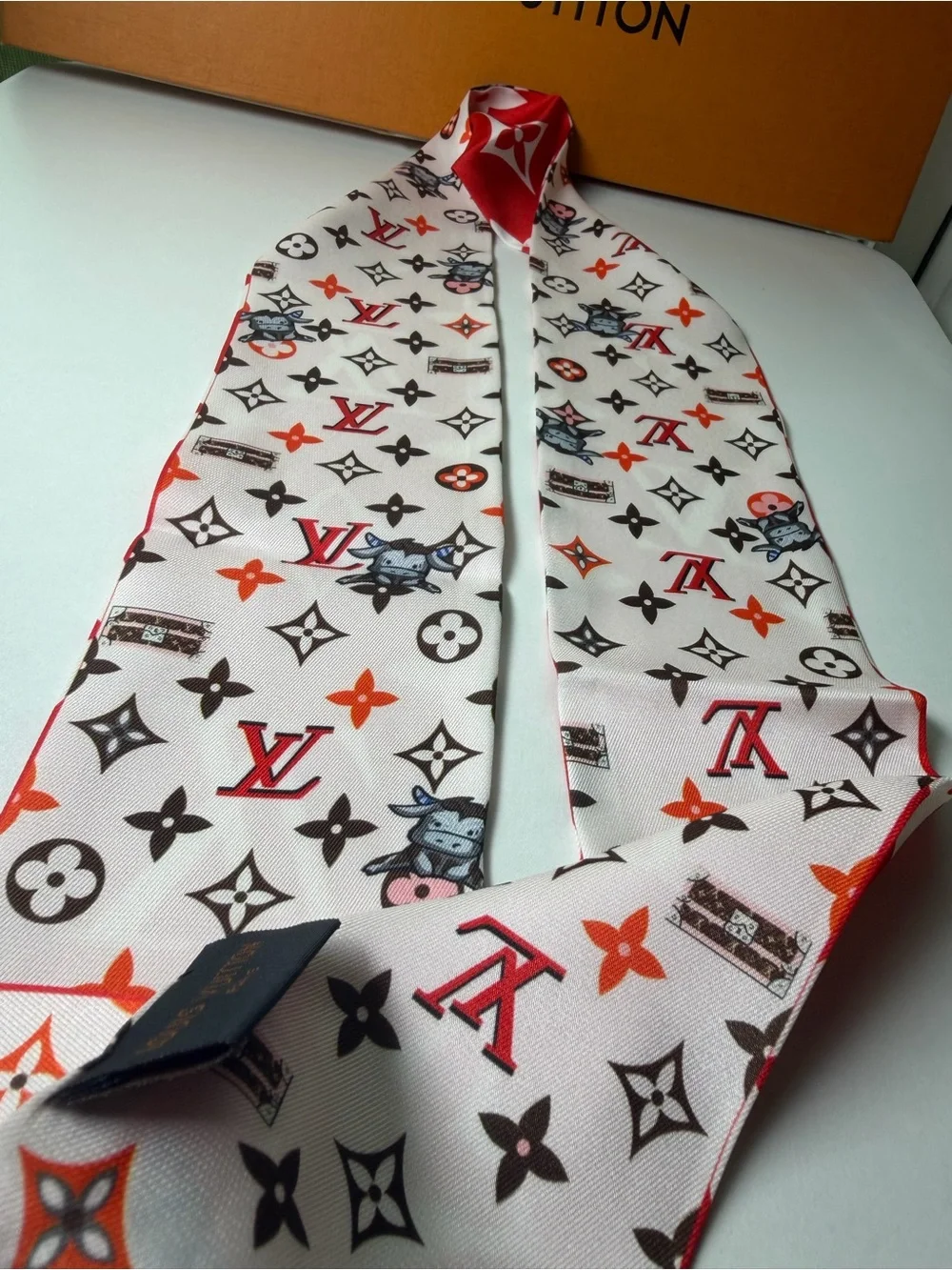 Louis Vuitton bright red