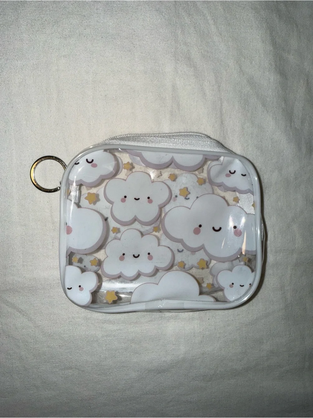N/A clear zipper