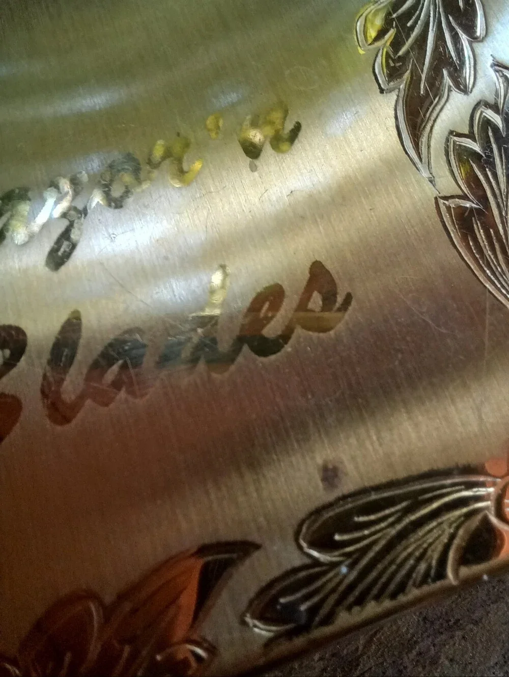 gillette gold decorative