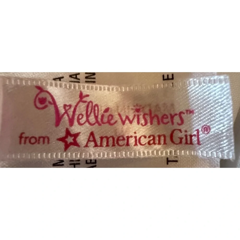 American Girl WellieWishers Willa Apron Kids Red Polka Dot Playhouse Print