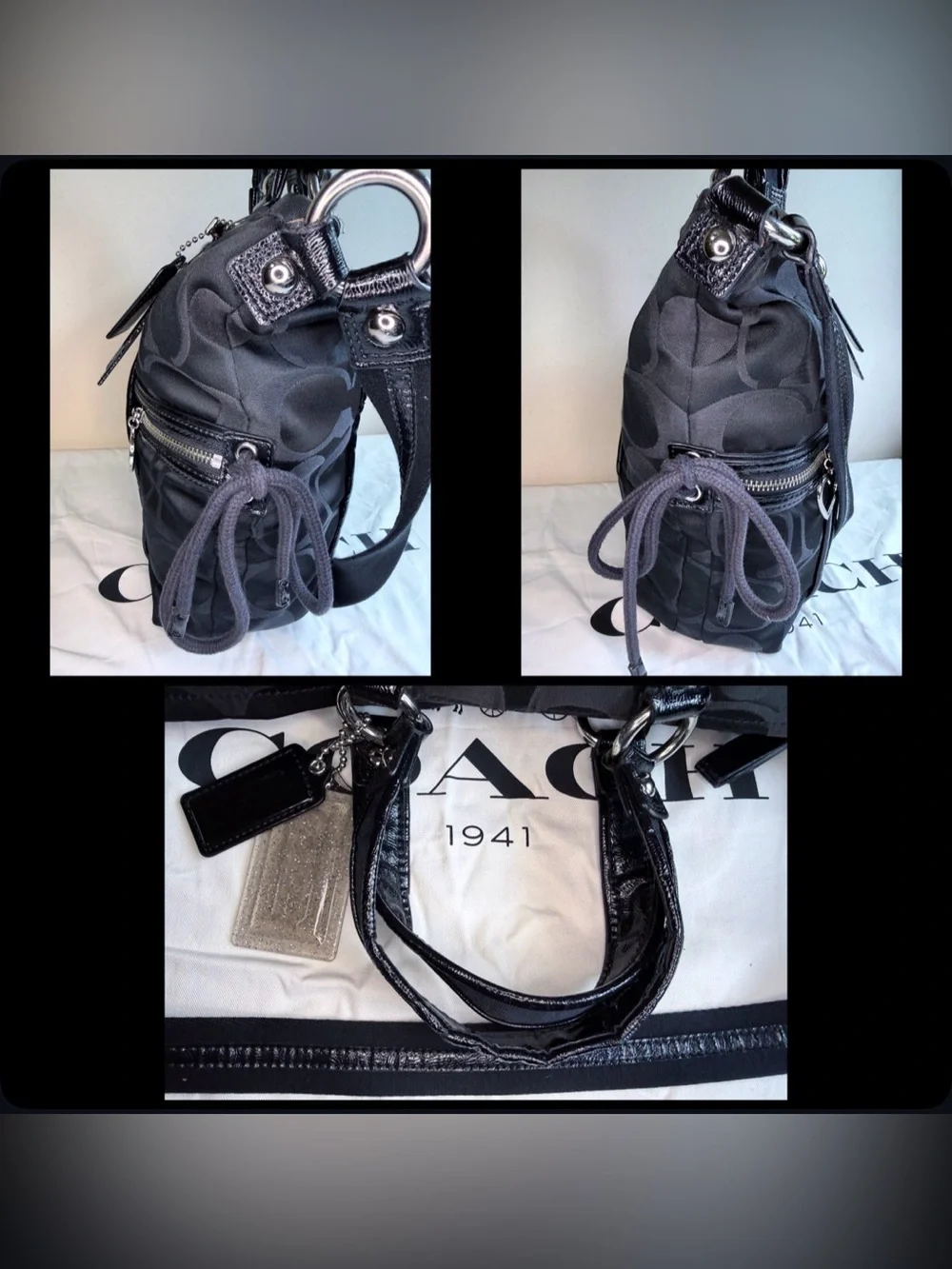 Coach poppy signature