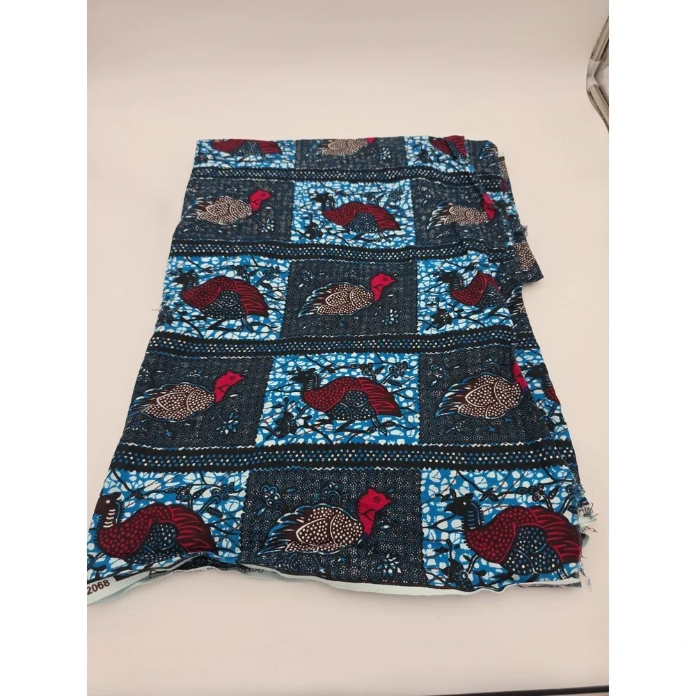 Multi-Color Block Printed by Holllandais Dutch Wax