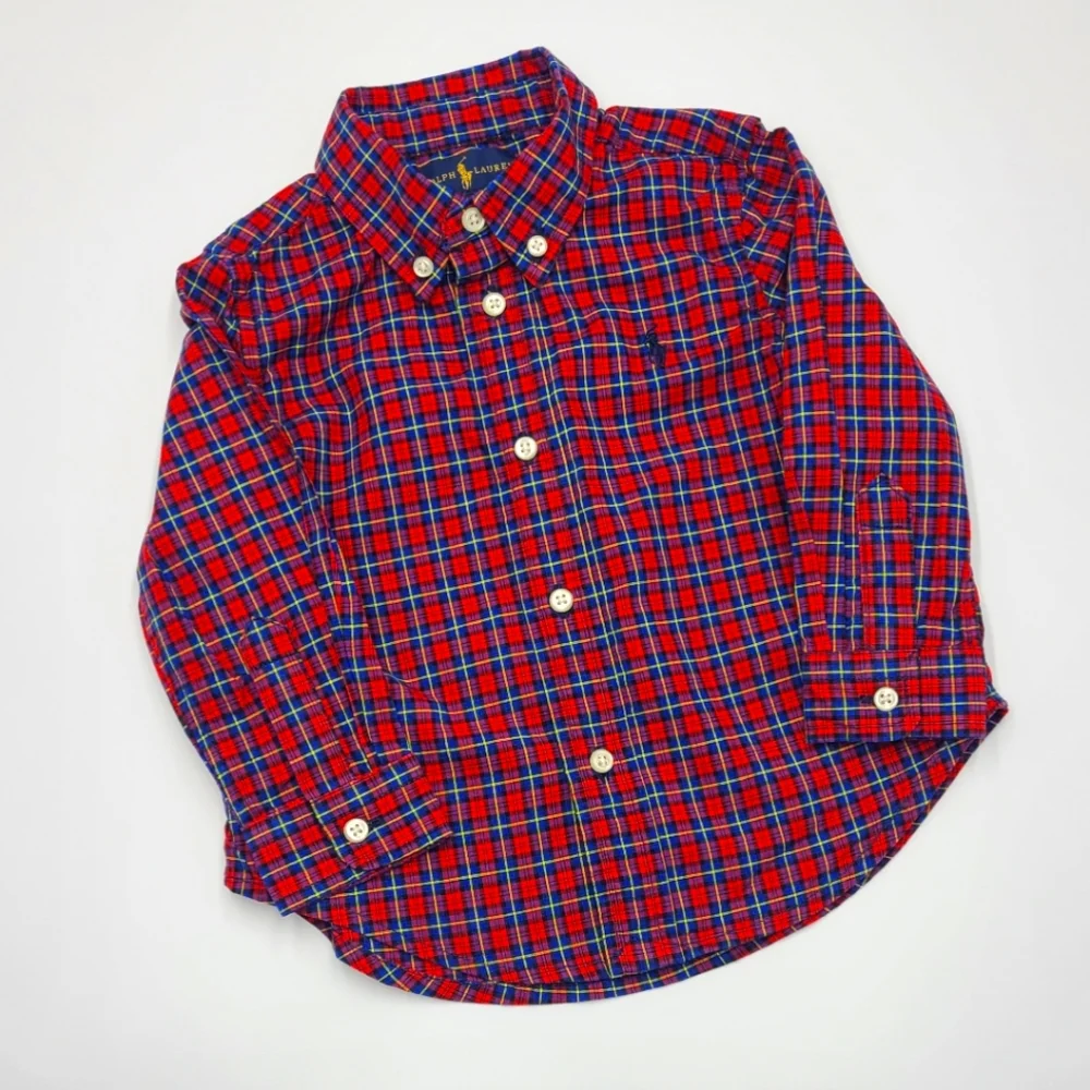 Ralph Lauren baby boy button down shirt size 18 months