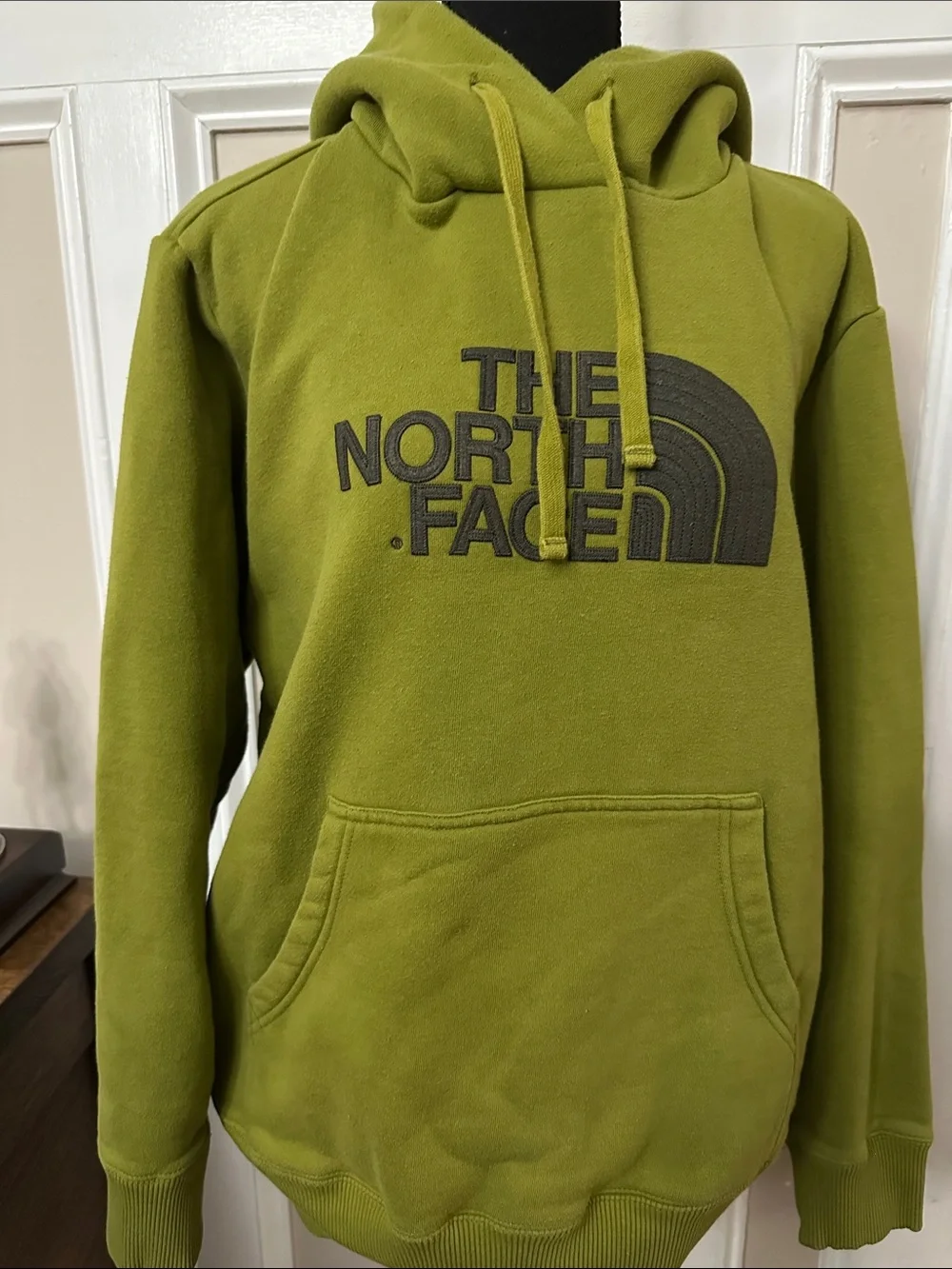 The North Face Men's Olive Green Logo Pullover Hoodie