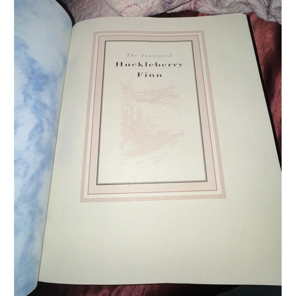 The Annotated Huckleberry Finn Book Hardcover Mark Twain Michael Patrick Hearn