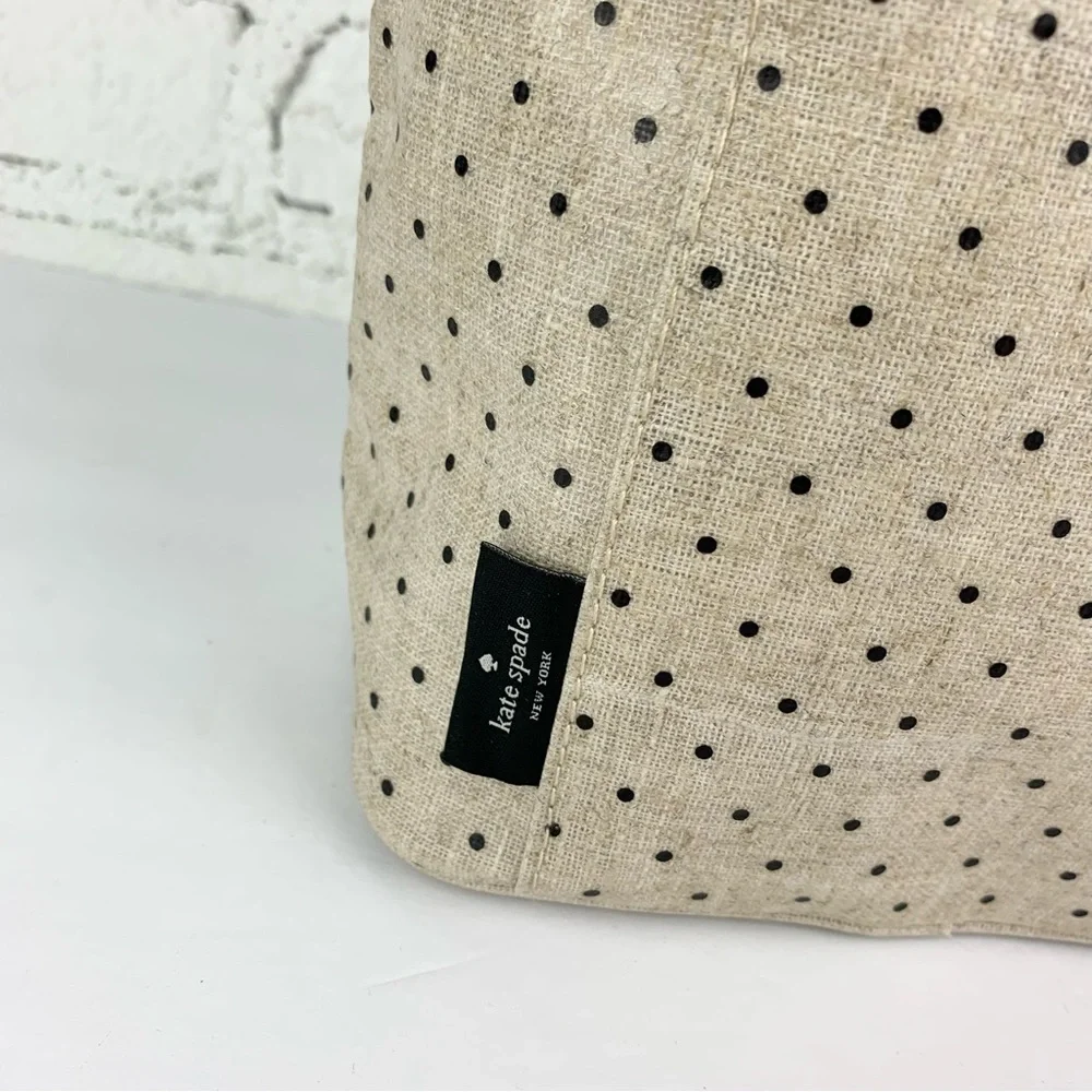 Kate Spade Polka Cot Beige Out To Lunch Lunchbox